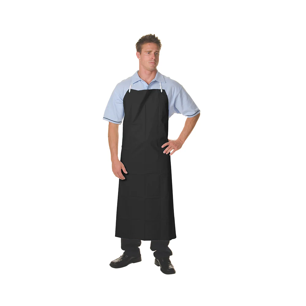 Apron Pvc Bib Black