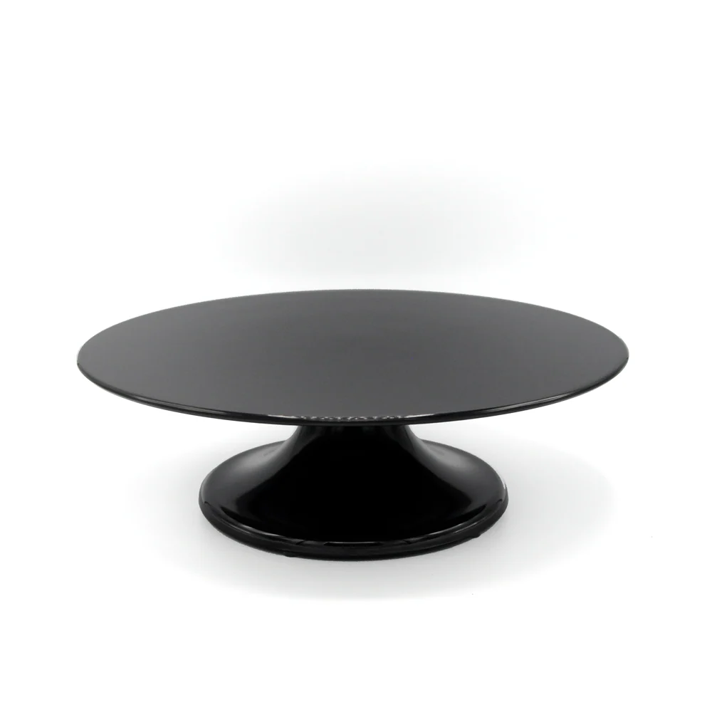 Cake Decorating Turntable Melamine Black