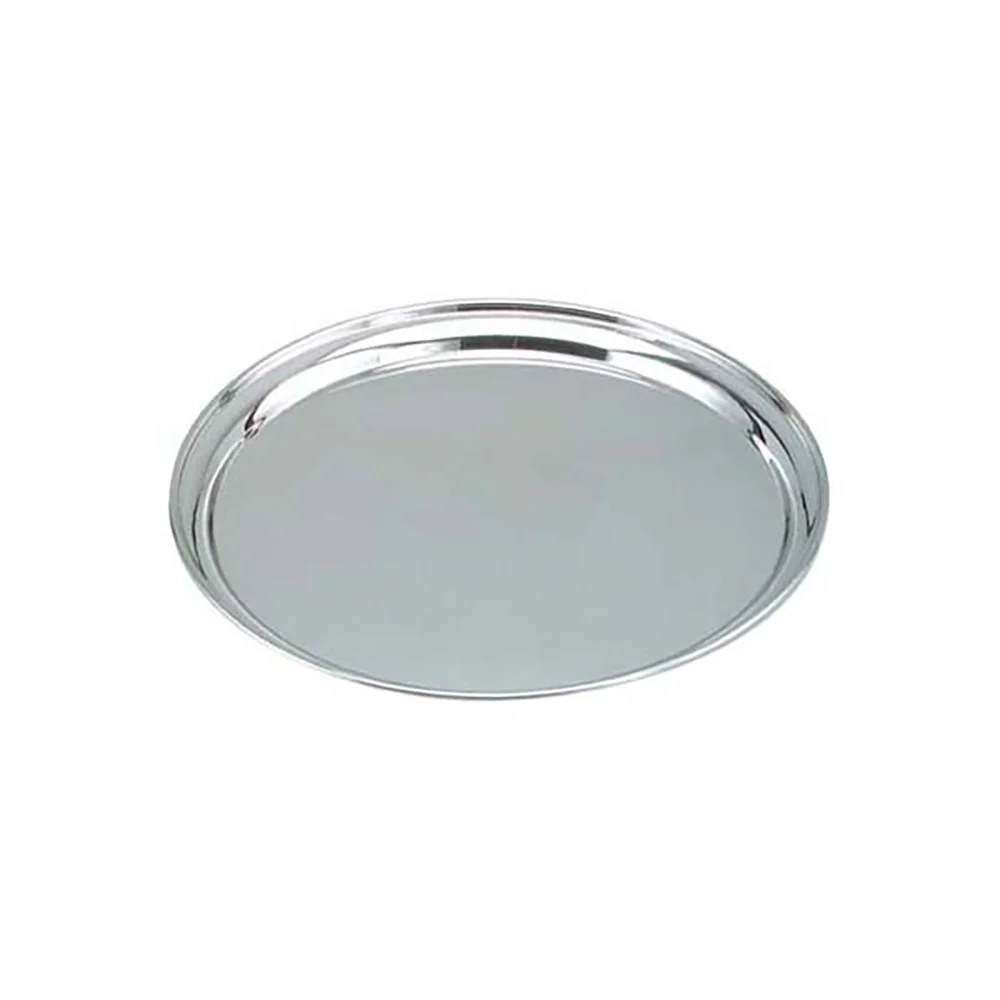 Waiters Tray Round Stainless Steel